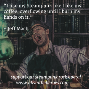 Quote about steampunk