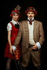 Steampunk couple