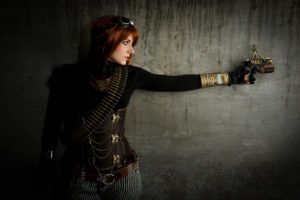 Eliza and gun